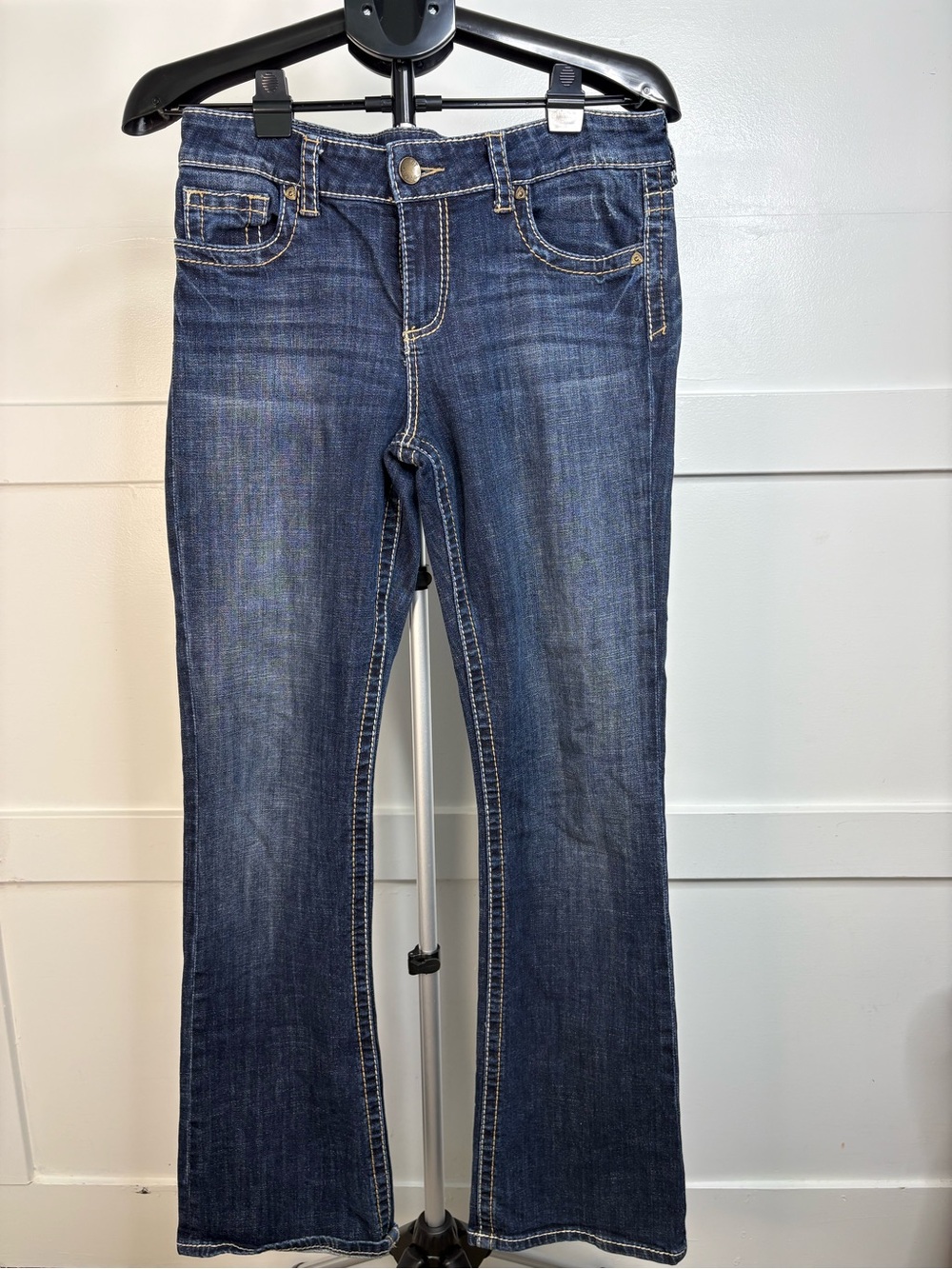 Kut from the Kloth Dark Blue Flare Jeans Women’s 10